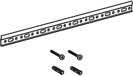 Geberit iCon Befestigungsmaterial Set für Seiten- und Hängeschrank mit Tür – Montageschiene, Schrauben, Dübel