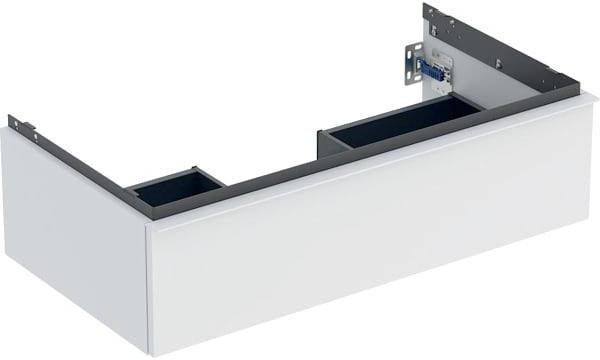 Geberit iCon Unterschrank für Waschtisch, 1 Schublade, 88,8 cm, weiß hochglänzend