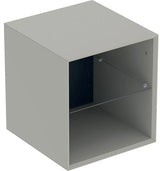 Geberit ONE Seitenelement 45 cm weiß hochglänzend mit Glaseinlegeboden