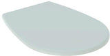 GEBERIT Renova WC-Sitz mit Deckel ägäis – Edelstahl-Scharniere, Duroplast, oval