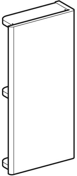 GEBERIT Renova Plan Tür für WT-Doppel-Unterschrank, weiß – 120 cm Waschtisch