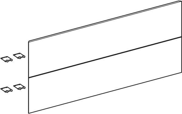 Geberit ONE Schubladenfronten-Set für Waschtisch-Unterschrank, 120 cm, weiß hochglänzend