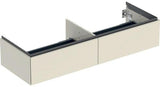 Geberit ONE Unterschrank für Aufsatzwaschtisch, 2 Schubladen, 133,2 cm, weiß hochglänzend