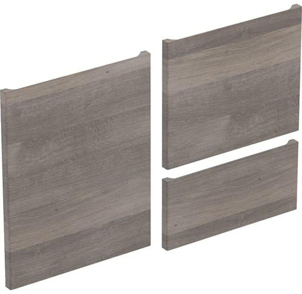 Geberit Renova Plan Front-Set für Seitenschrank, Höhe 70 cm, Weiß – Schubladenfront & Tür