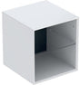 Geberit ONE Seitenelement 45 cm weiß hochglänzend mit Glaseinlegeboden