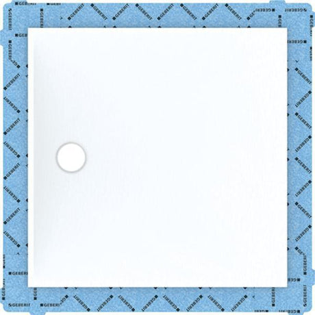 GEBERIT Setaplano Duschfläche 80 x 80 cm aus Varicor, weiß-alpin, rutschhemmend