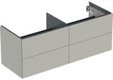 Geberit ONE Waschtischunterschrank 4 Schubladen 133,2 cm weiß hochglänzend wandhängend
