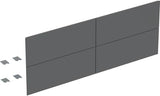 Geberit ONE Schubladenfronten-Set für Waschtisch-Unterschrank, 4 Schubladen, 135 cm, weiß hochglänzend