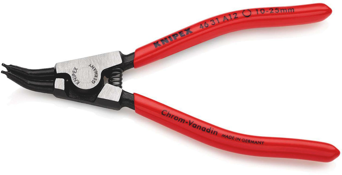 KNIPEX Sicherungsringzange A 02 für Wellen Ø 3-10 mm – 45° gewinkelte Spitzen, DIN 5254 B