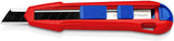 KNIPEX CutiX® Cuttermesser 18 mm Klingenbreite mit Klingenstabilisierung, Magnesiumgehäuse