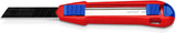 KNIPEX CutiX® Cuttermesser 18 mm Klingenbreite mit Klingenstabilisierung, Magnesiumgehäuse