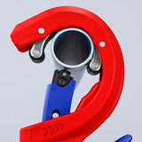 KNIPEX Rohrschneider DP50 für Ø 32, 40 und 50 mm Hausabwasserrohre aus Kunststoff, 165 mm