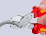 KNIPEX Kraftseitenschneider VDE 250 mm – 20 % Kraftersparnis, isoliert bis 1000 V