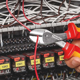 KNIPEX X-Cut® Kompaktseitenschneider VDE 160 mm – 40 % Kraftersparnis, für Pianodraht
