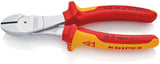 KNIPEX Kraftseitenschneider VDE 250 mm – 20 % Kraftersparnis, isoliert bis 1000 V