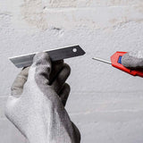 KNIPEX CutiX® Cuttermesser 18 mm Klingenbreite mit Klingenstabilisierung, Magnesiumgehäuse