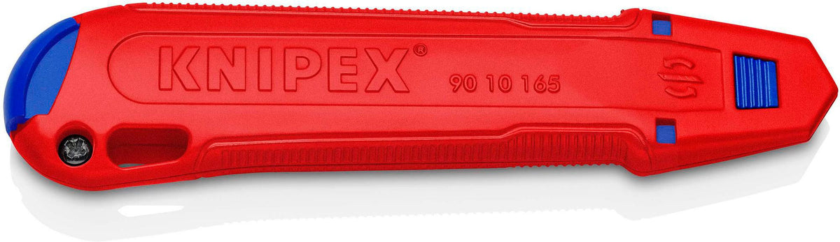 KNIPEX CutiX® Cuttermesser 18 mm Klingenbreite mit Klingenstabilisierung, Magnesiumgehäuse