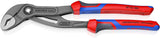 KNIPEX Cobra® Wasserpumpenzange 180 mm – Selbstklemmend, 18 Einstellpositionen, Comfort-Griff