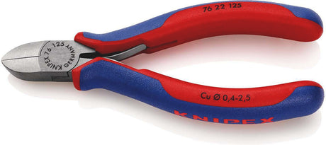 KNIPEX Seitenschneider 125 mm Form 1 – Präzisionszange für Elektronik & Feinarbeiten