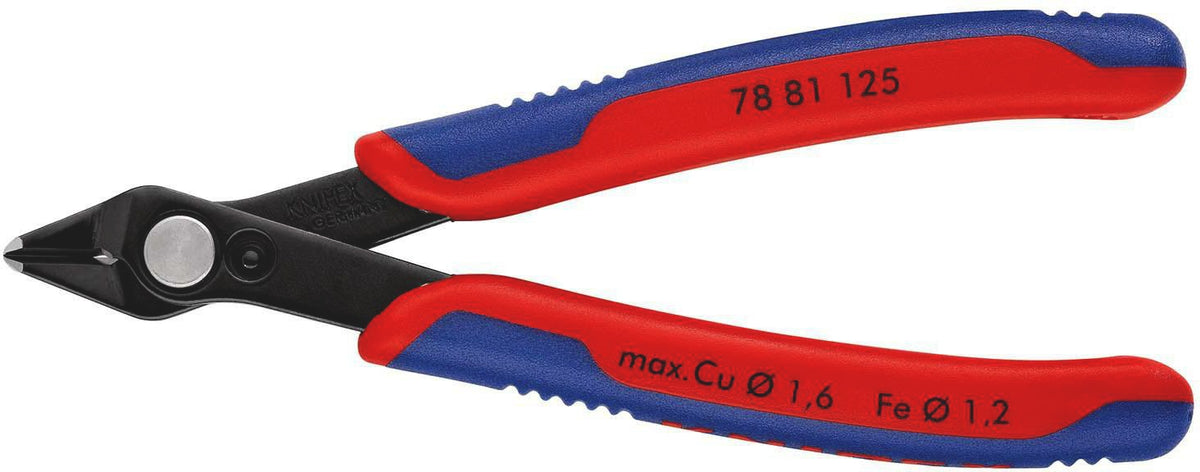 KNIPEX Elektronik-Seitenschneider Super-Knips® 125 mm – Präzisionszange für feinste Schneidarbeiten