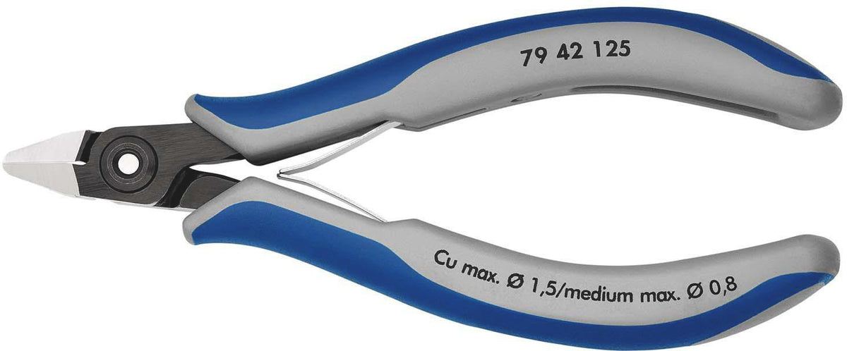 KNIPEX Präzisions-Elektronik-Seitenschneider 125 mm – Poliert, induktiv gehärtet, 59 g