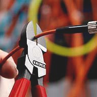 KNIPEX Seitenschneider für Lichtwellenleiter 160 mm mit Kunststoffüberzug