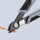 KNIPEX Elektronik-Seitenschneider Super-Knips® 125 mm – Präzisionszange für feinste Schneidarbeiten