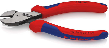 KNIPEX X-Cut® Kompaktseitenschneider 160 mm – 40 % Kraftersparnis, polierter Kopf
