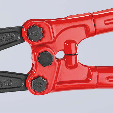 KNIPEX Bolzenschneider 460 mm mit Mehrkomponenten-Hüllen – für harten Draht bis 5 mm