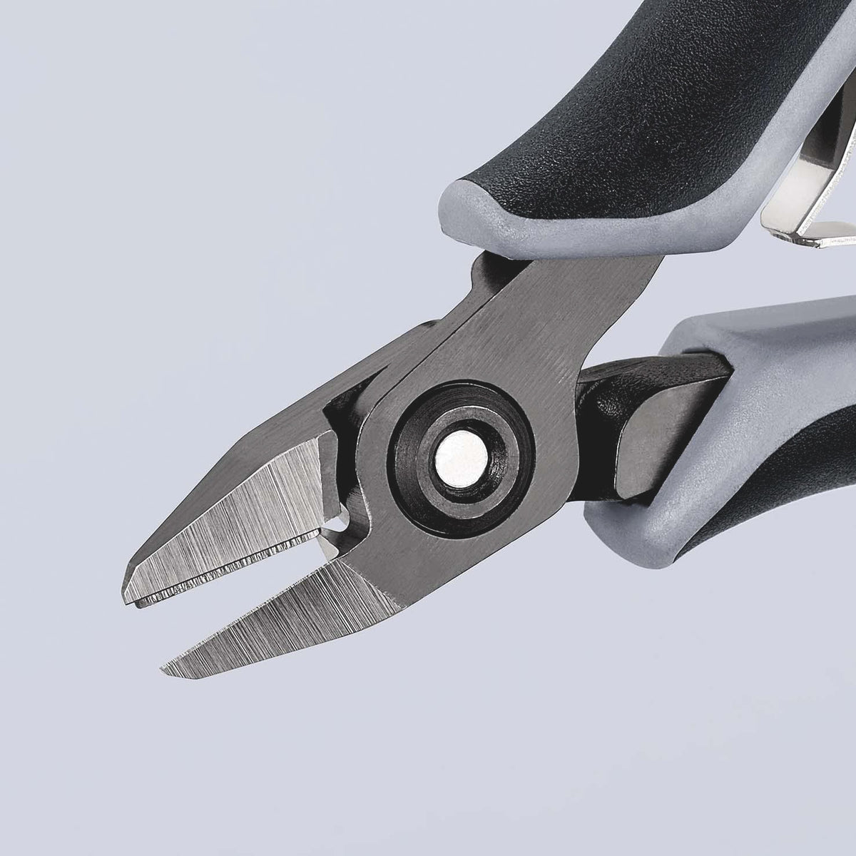 KNIPEX Präzisions-Elektronik-Seitenschneider 125 mm ESD Form 6 mit Öffnungsfeder