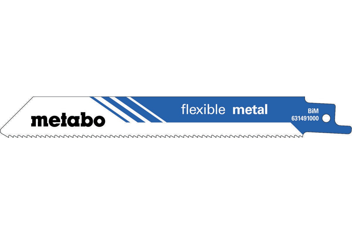 METABO Säbelsägeblätter flexible 150 mm BiM 14 TPI geschränkt gefräst 100 Stück
