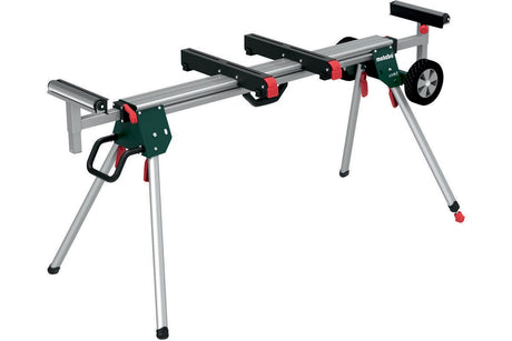 Metabo Maschinenständer KSU 401 – mobiler Kappsägen-Untergestell mit Trolley-Funktion, 25 kg, 1680-4000 mm