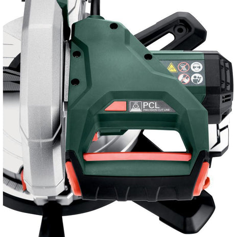 METABO Kapp- und Gehrungssäge KS 216 M Set – 1100 W, 216 mm Sägeblatt, Schnittbereich 120 x 60 mm