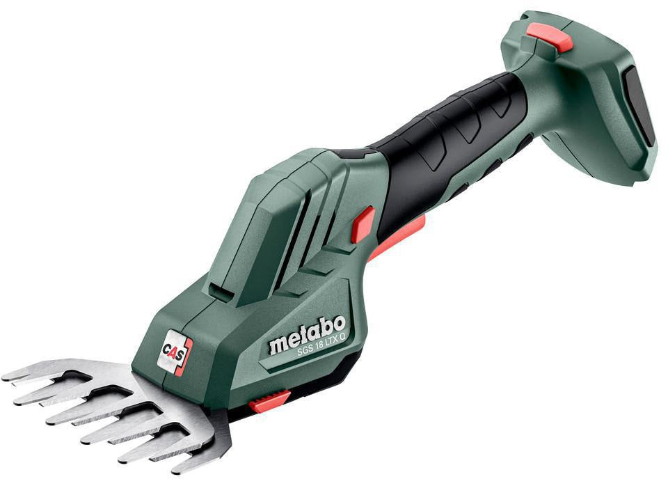 Metabo Akku-Strauch-/Grasschere SGS 18 LTX Q 18 V 20 cm – kabellos, werkzeugloser Messerwechsel