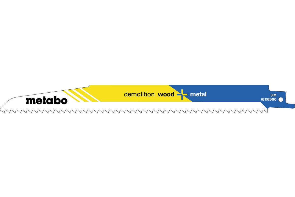 METABO Säbelsägeblätter flexible 150 mm BiM geschränkt gefräst S 611 VF