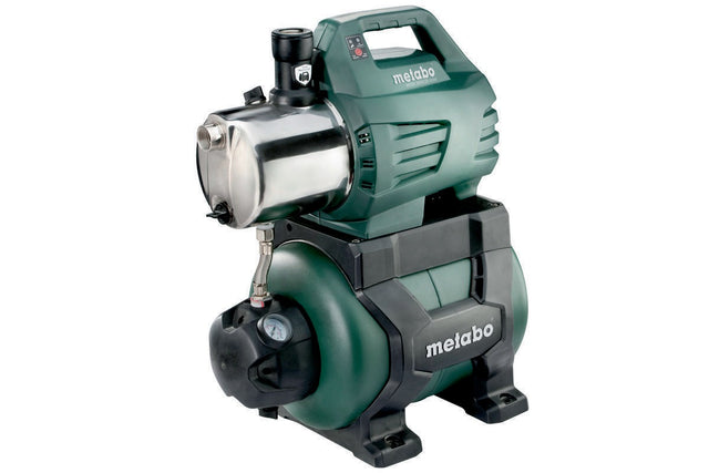 METABO Hauswasserwerk HWW 6000/25 Inox – 6000 l/h, 55 m Förderhöhe, 1300 W, 24 l Stahlbehälter