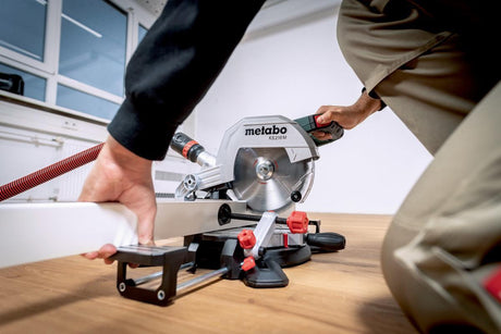 METABO Kapp- und Gehrungssäge KS 216 M Set – 1100 W, 216 mm Sägeblatt, Schnittbereich 120 x 60 mm