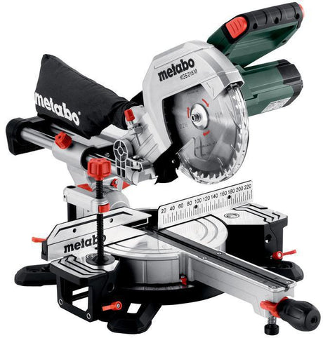 METABO Kapp- und Gehrungssäge KGS 216 M mit Zugfunktion, 1200 W, 305 x 70 mm Schnittbereich