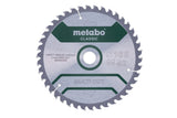 Metabo Kreissägeblatt multi cut classic D160 x 2,2/1,4 x Bohrung 20 mm, Z42 FZ/TZ – für Laminat, Kunststoff, Alu, Kupfer, Messing