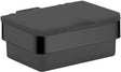 EMCO Feuchtpapierhalter loft 13301 Kunststoffbox schwarz mit Toilettenpapierhalter