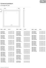 EMCO LED-Lichtspiegel MI 230+ 1000x600 mm mit Touchbedienfeld und umlaufendem Lichtausschnitt