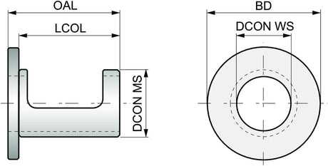 PRAMET Bohrbuchse ISO EP405085-F D.50mm verstellbar – Präzisionswerkzeug für die Zerspanung