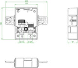 OVENTROP Unibox T-RTL vario Thermostat – Rücklauftemperaturbegrenzung ohne Abdeckung