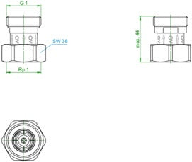 OVENTROP Sperrventil Speicherkreis für Regumaq X-25/X-45 – Original Zubehör für Warmwasserbereiter