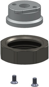 OVENTROP Anschlussset termios Pro für M30x1,5 – Adaption für marktübliche Thermostatventile
