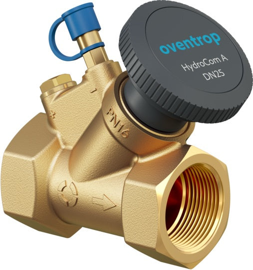Oventrop HydroCom V Strangregulierventil PN 16 DN 15, 1/2 Zoll IG – Hydraulischer Abgleich