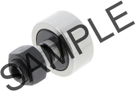 Kurvenrolle NUKR35 von ZEN – 16 mm Innen-Ø, 35 mm Außen-Ø, 52 mm breit, mit Nutmutter