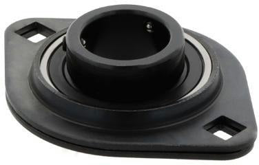 SNR Flanschlager-Gehäuseeinheit USPFL201 12 mm oval – Dichtung mit Schleuderscheibe