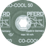 PFERD TOOLS COMBICLICK Fiberscheibe CO-COOL Ø115 mm K36 INOX/Alu Keramikkorn – 25 Stück