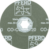 PFERD TOOLS COMBICLICK Fiberscheibe CO-COOL Ø115 mm K36 INOX/Alu Keramikkorn – 25 Stück